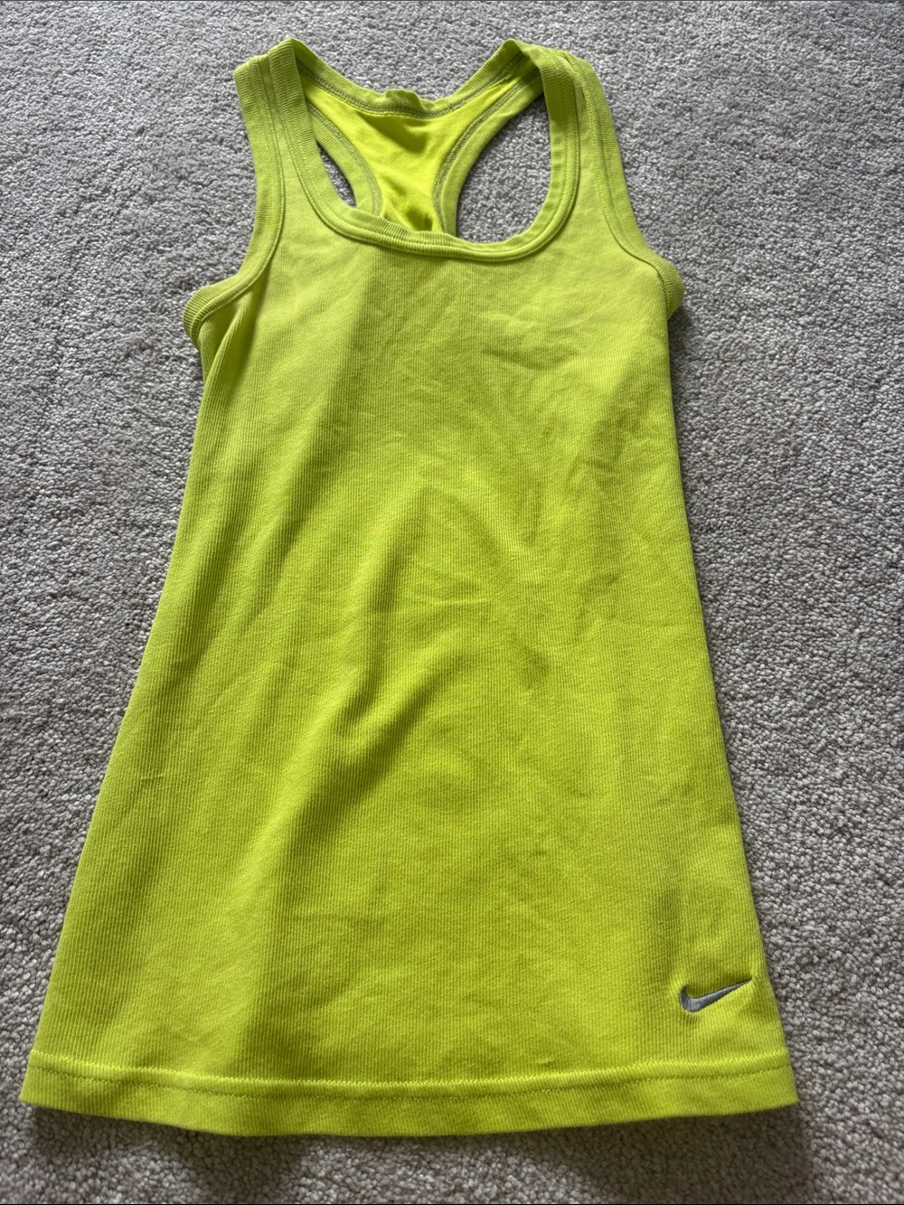Nike Lime Racerback Tank Top